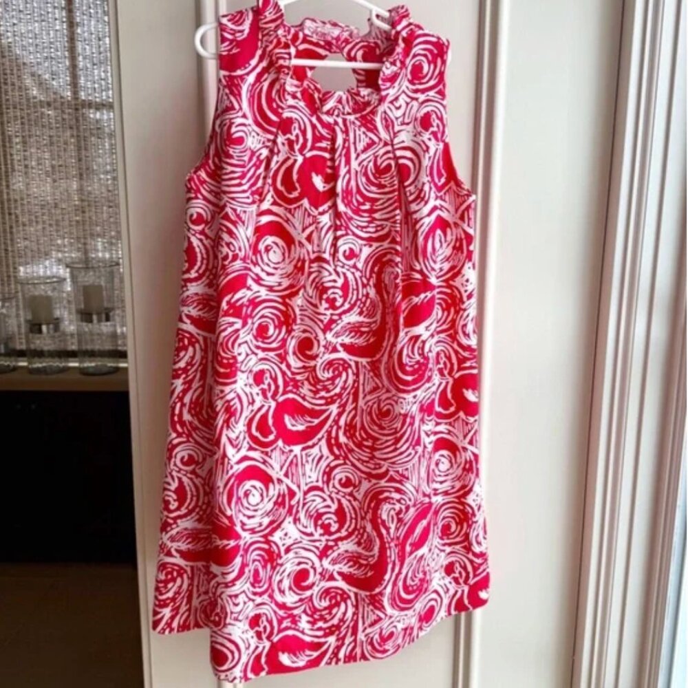 Lilly Pulitzer 2009 Jubilee Pink Printed Dress in Girl's Size 14